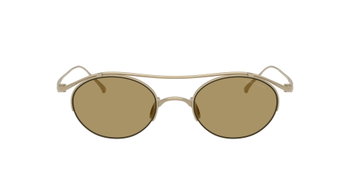 Das Bild zeigt die Giorgio Armani Sonnenbrille AR6172 in Gold