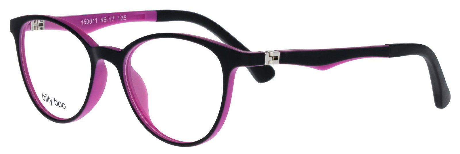abele optik Kinderbrille in schwarz matt/lila 150011