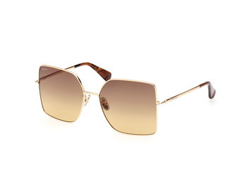 Das Bild zeigt die Sonnenbrille MM0062-H 30F von der Marke Max Mara in Tiefgold