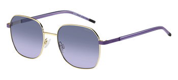 Das Bild zeigt die Sonnenbrille HG1276/S S9E von der Marke Hugo in gold/violet.