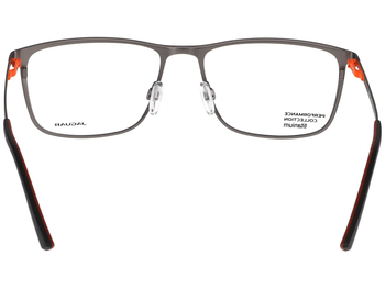 Das Bild zeigt die Korrektionsbrille 5609 6500 von der Marke Jaguar in Grau/Rot.