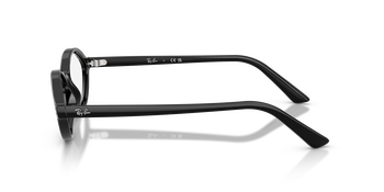 Auf diesem Bild sehen Sie die Korrektionsbrille 0RX7265 von Ray Ban in der Farbe Schwarz.