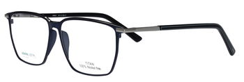 Titankomplettbrille für Herren in dunkelblau matt 149921