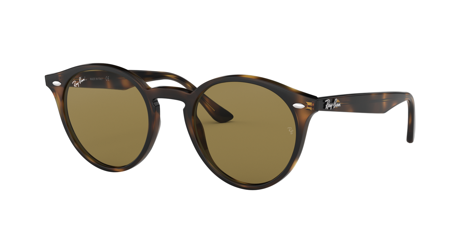 Ray Ban runde Damen Sonnenbrille in Havanna RB2180 710/73 49