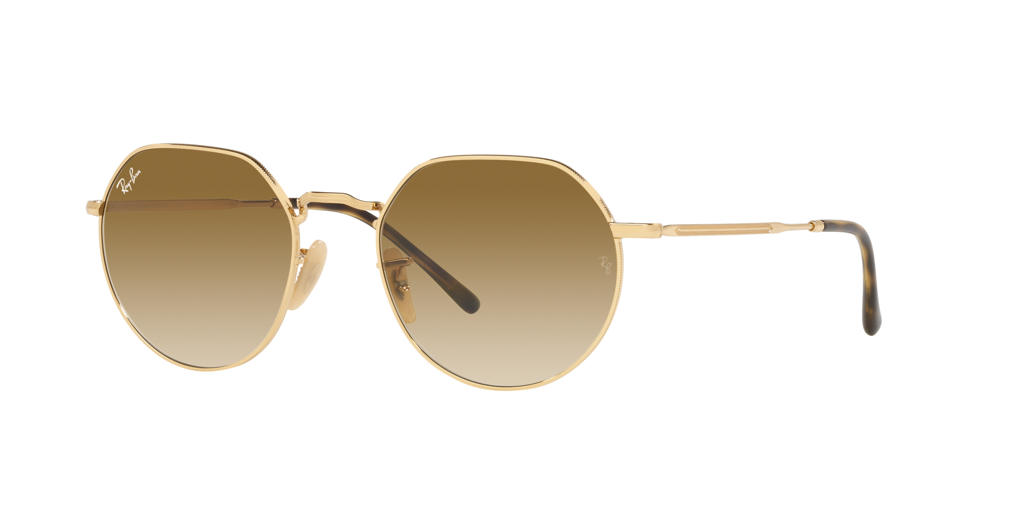 Ray-Ban Sonnenbrille in Gold RB3565 001/51 53Jack