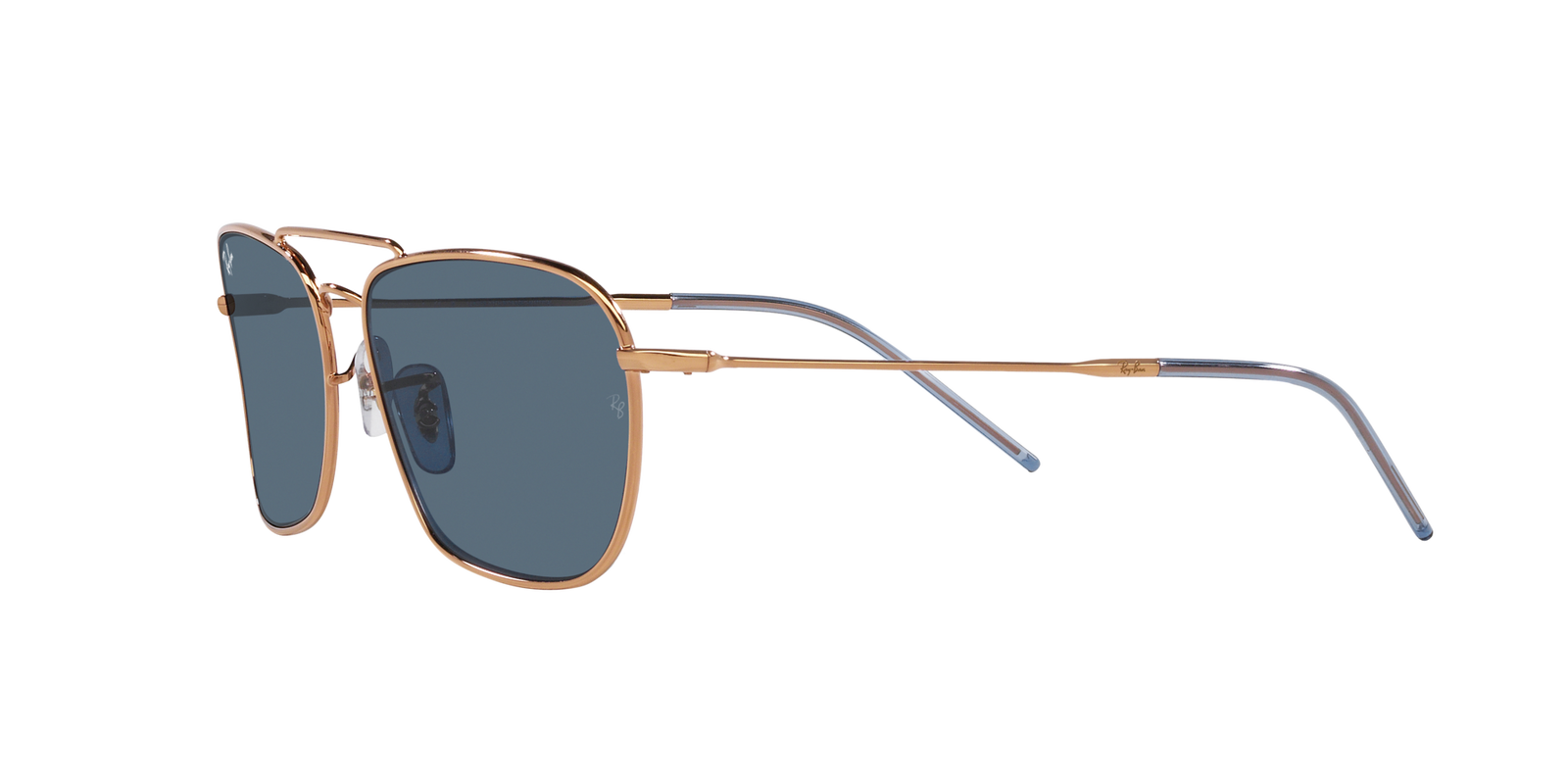 Das Bild zeigt die Sonnenbrille 0RBR0102S 92023A von der Marke Ray Ban in Rotgold.