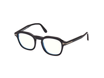 Das Bild zeigt die Korrektionsbrille FT5836-B 001 von der Marke Tom Ford in schwarz.