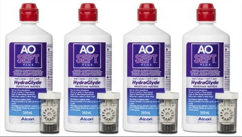 AOSEPT Hydraglyde Systempack, Alcon (4 x 360 ml)