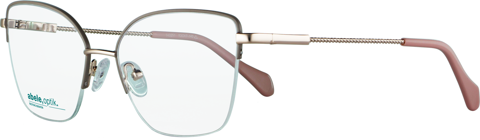 abele optik Brille 143251 in grau/gold