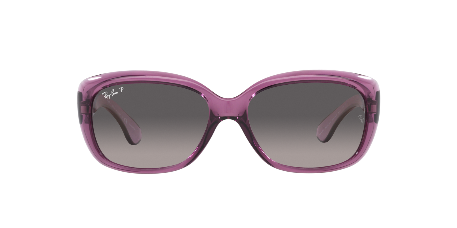 Das Bild zeigt die violette Jackie Ohh Sonnenbrille von vorne.