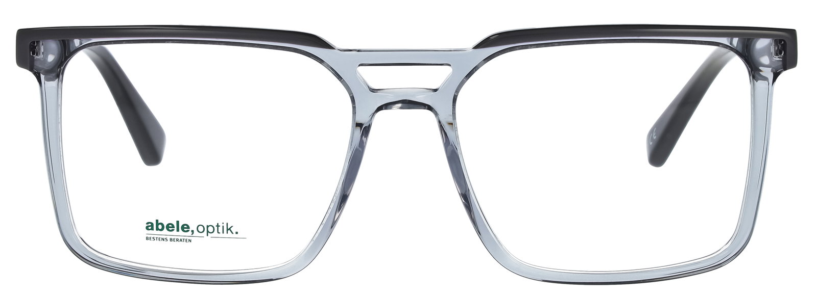 Das Bild zeigt die Brille 149401 von der Marke Eyebar in grau transparent.