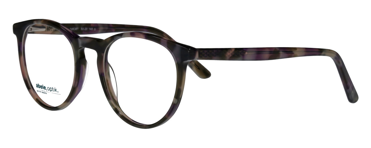 abele optik Brille 146381 Lila/Olivgrün gemustert