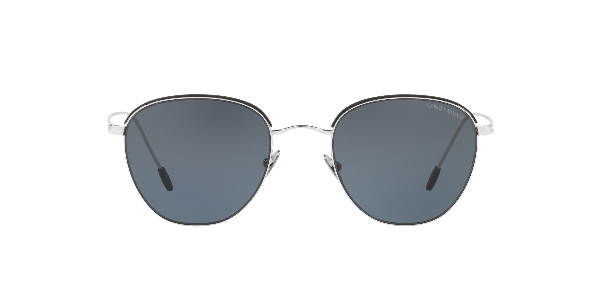 Giorgio Armani Sonnenbrille für Herren AR6048 301587 51 in Silber/Schwarz