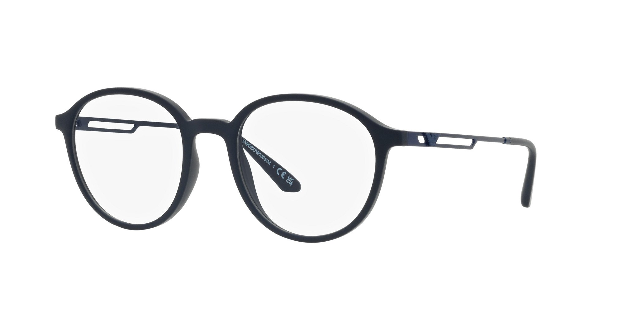 Das Bild zeigt die Korrektionsbrille EA3225 5088 von der Marke Emporio Armani in Blau.