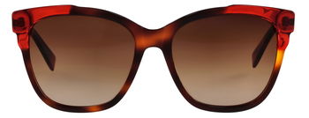 Das Bild zeigt die Sonnenbrille 721882 von der Marke Abele Optik in Dunkelrot/Havanna.