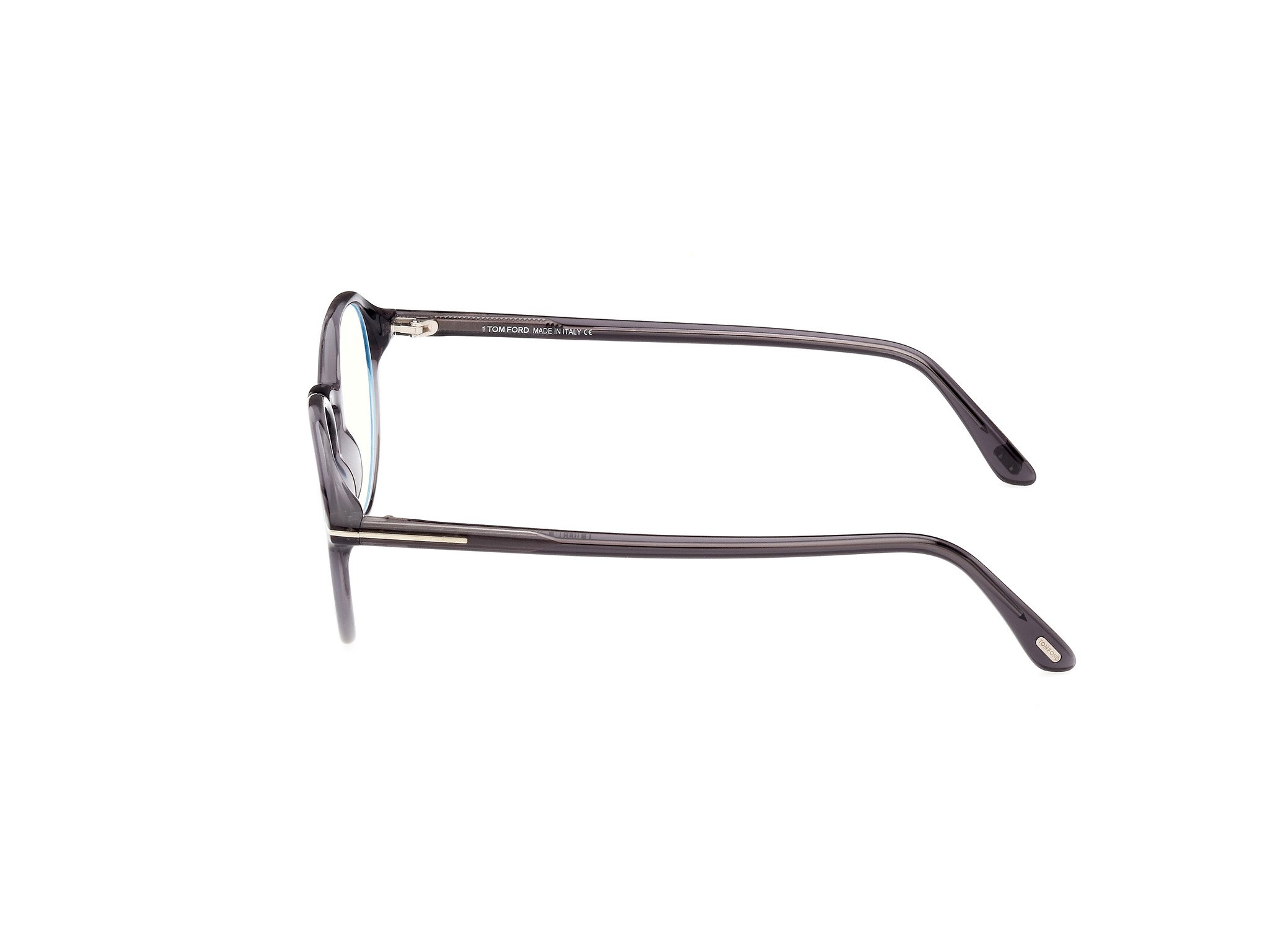 Das Bild zeigt die Korrektionsbrille FT5867-B 020 von der Marke Tom Ford in grau.