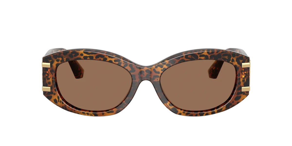 Zu sehen ist die Marken-Sonnenbrille 0DG4502 347073 von Dolce&Gabanna in der Farbe Leo transparent