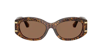 Zu sehen ist die Marken-Sonnenbrille 0DG4502 347073 von Dolce&Gabanna in der Farbe Leo transparent