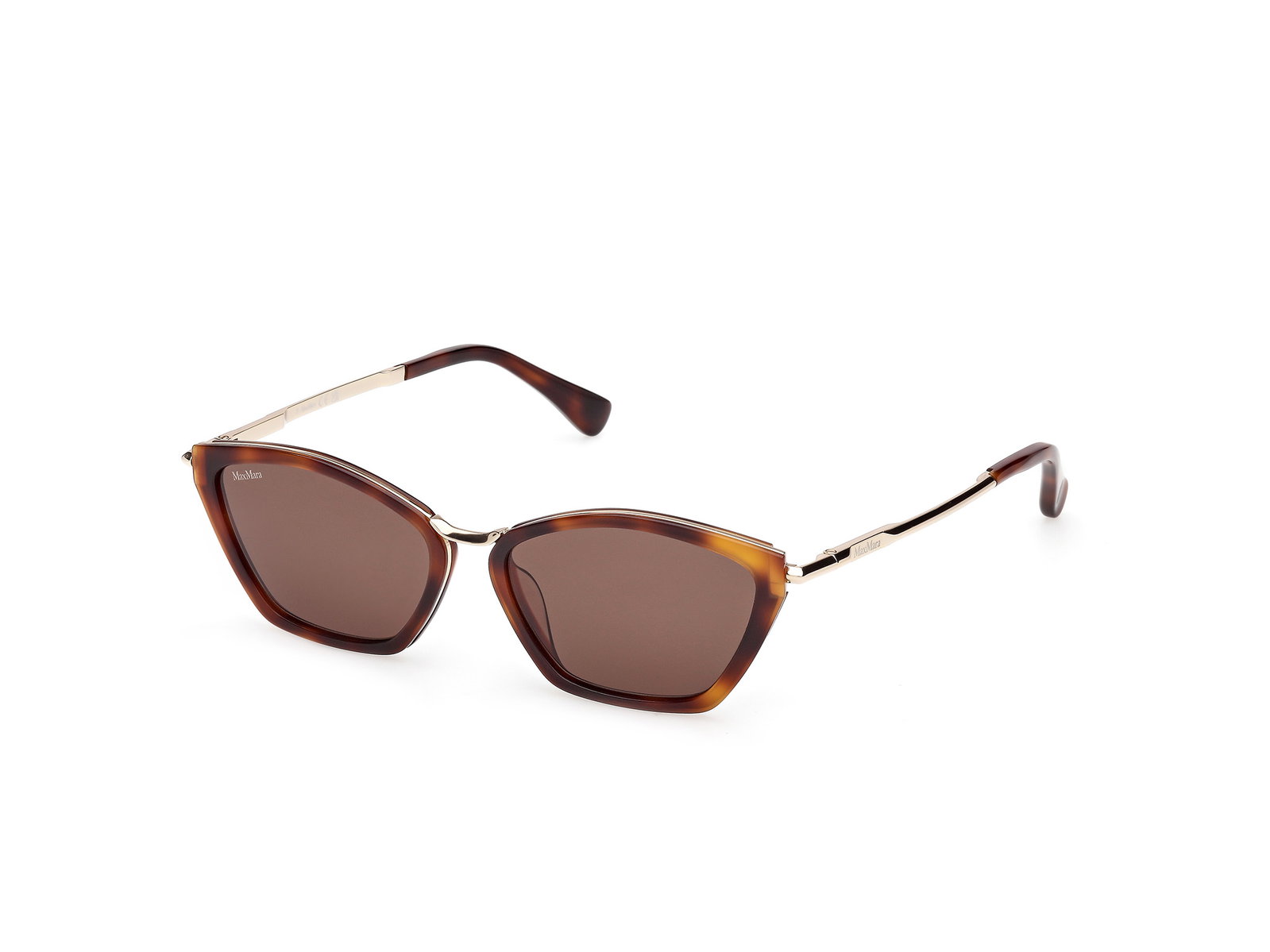 Das Bild zeigt die Sonnenbrille MM0162 von der Marke Max Mara in Havanna.