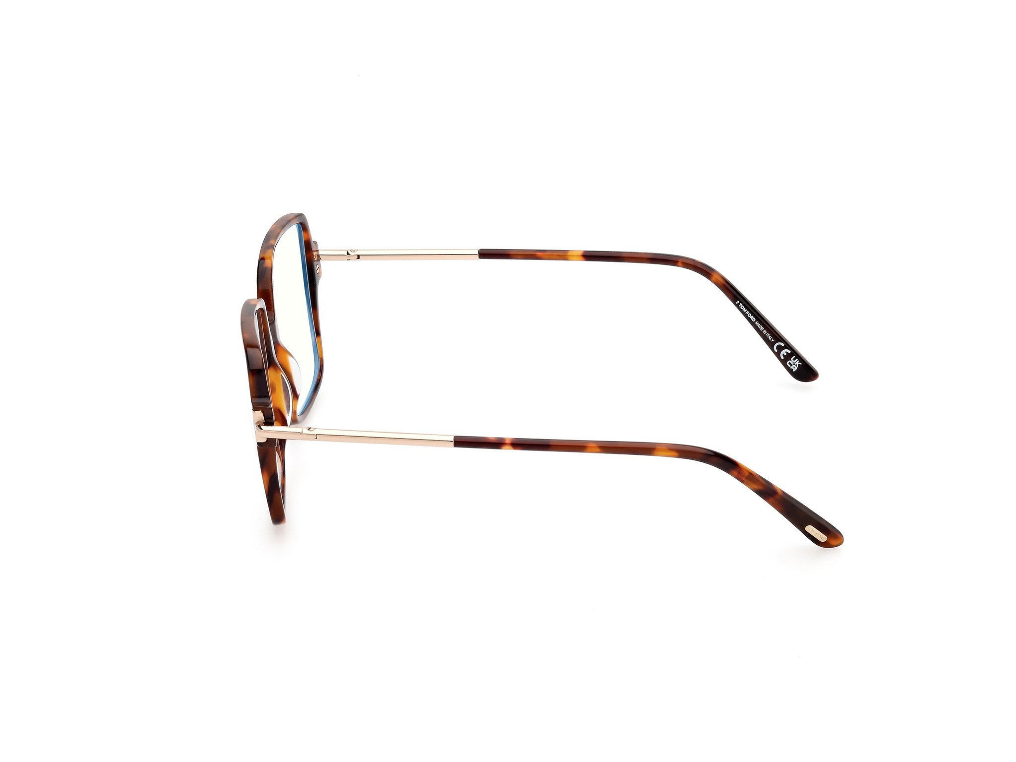Tom Ford Brille für Damen in Rot Havanna FT5915-B 052