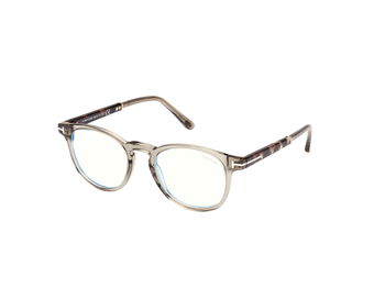 Das Bild zeigt die Korrektionsbrille FT5891-B 095 von der Marke Tom Ford in gold/havanna.