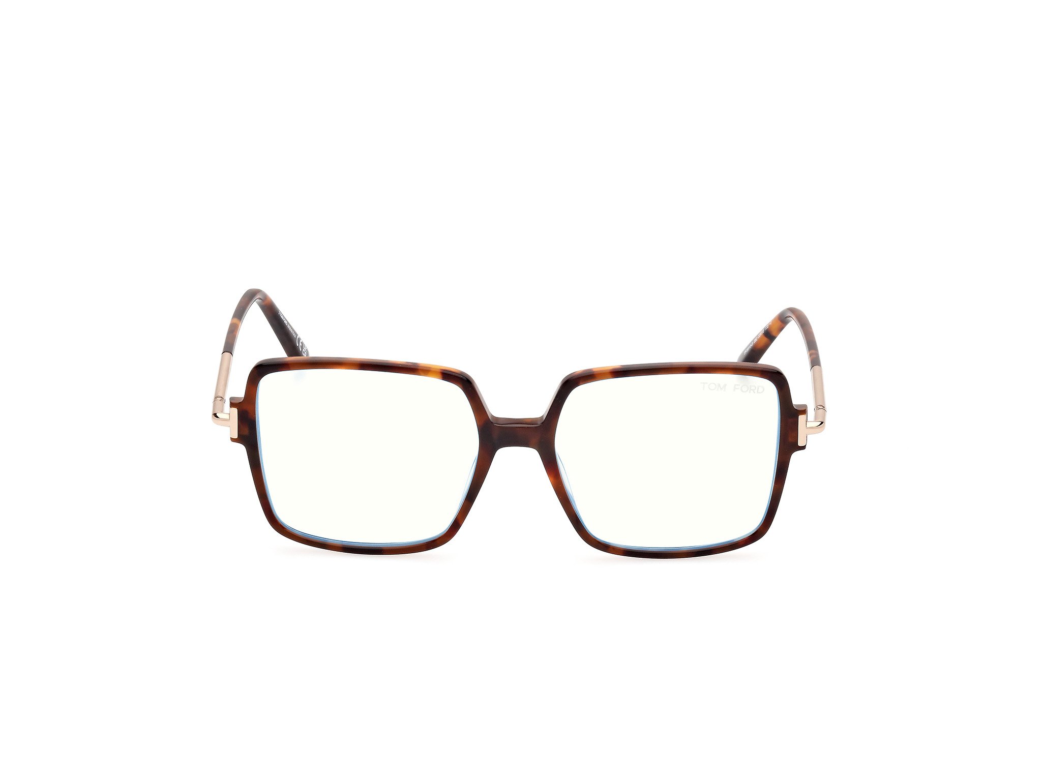 Tom Ford Brille für Damen in Rot Havanna FT5915-B 052