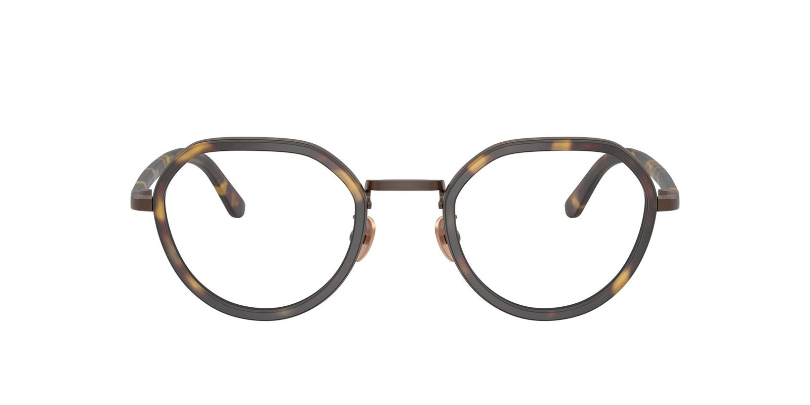 zu sehen ist die Korrektionsbrille 0AR5167 von Giorgio Armani in der Farbe Havanna.