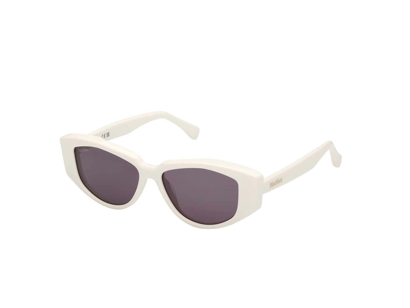 Das Bild zeigt die Sonnenbrille MM0161 von der Marke Max Mara in Weiß.