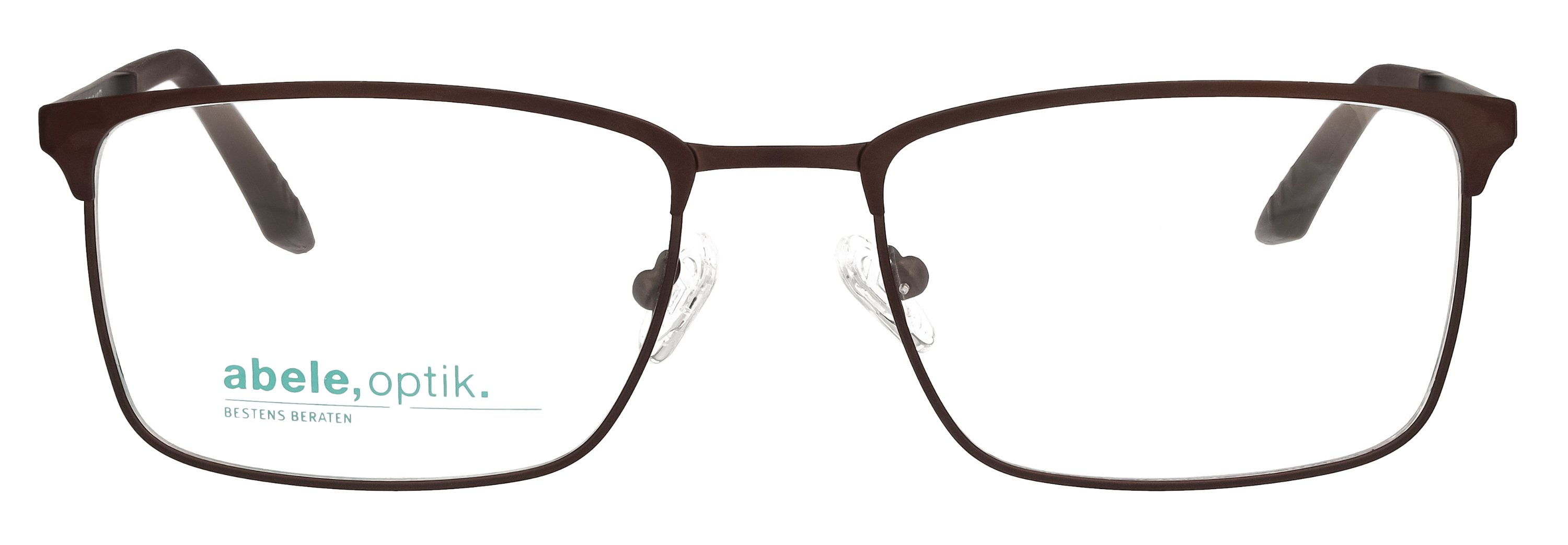 abele optik Brille für Herren in dunkelbraun matt 148252
