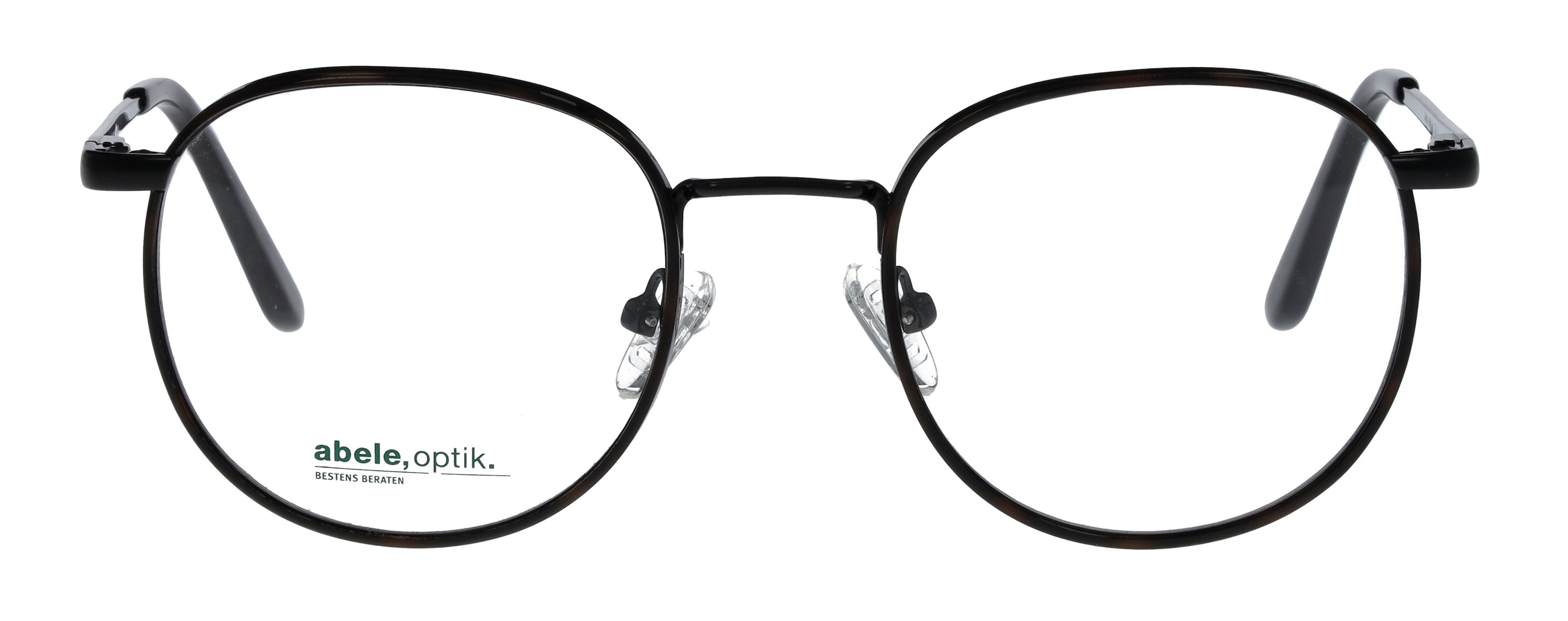 Das Bild zeigt die Korrektionsbrille 148611 von der Marke Abele Optik in schwarz.