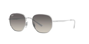 Das Bild zeigt die Sonnenbrille RB3682 003/11 von der Marke RayBan in silber.