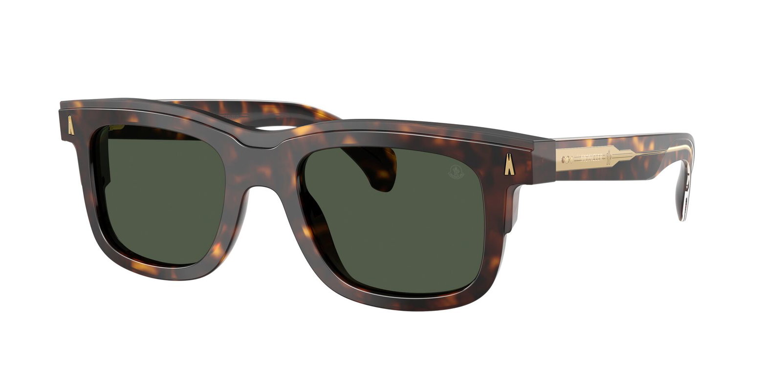 zu sehen ist die Sonnenbrille 6004 von Moncler in der Farbe Havanna.