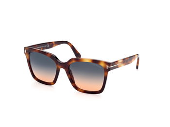 Das Bild zeigt die Sonnenbrille FT0952 53P von der Marke Tom Ford in havanna.