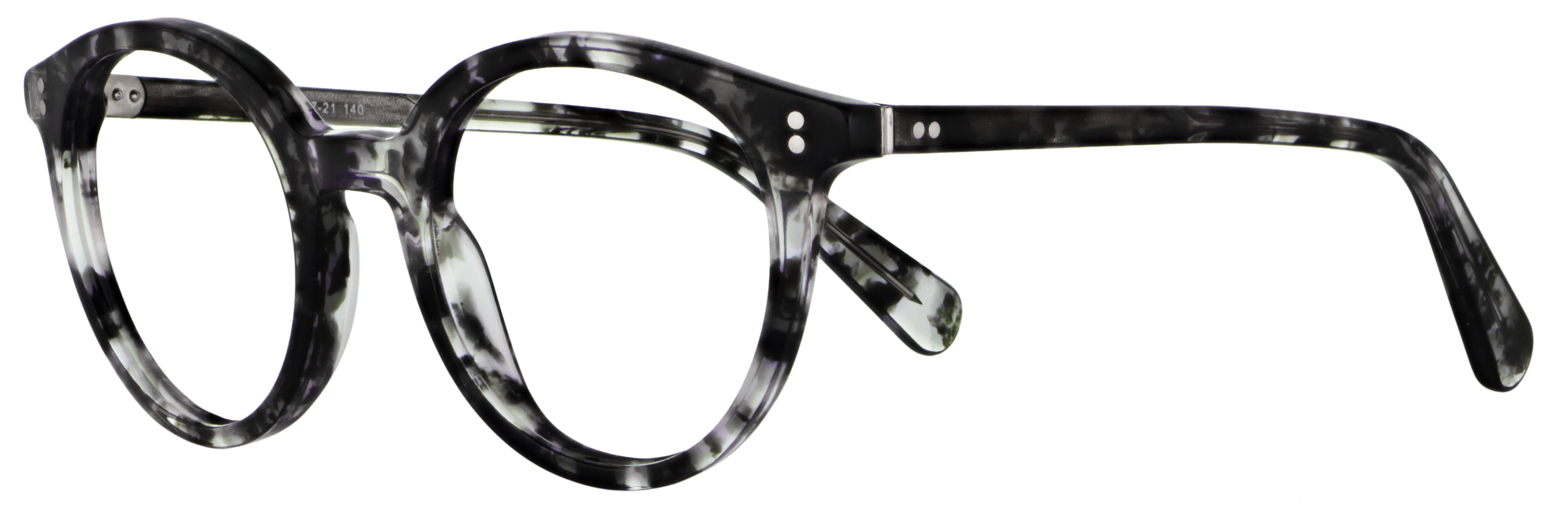 abele optik Brille 139731 schwarz & transparent gemustert