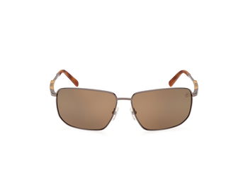 Das Bild zeigt die Sonnenbrille TB00010 06H von der Marke Timberland in Gunmetal.
