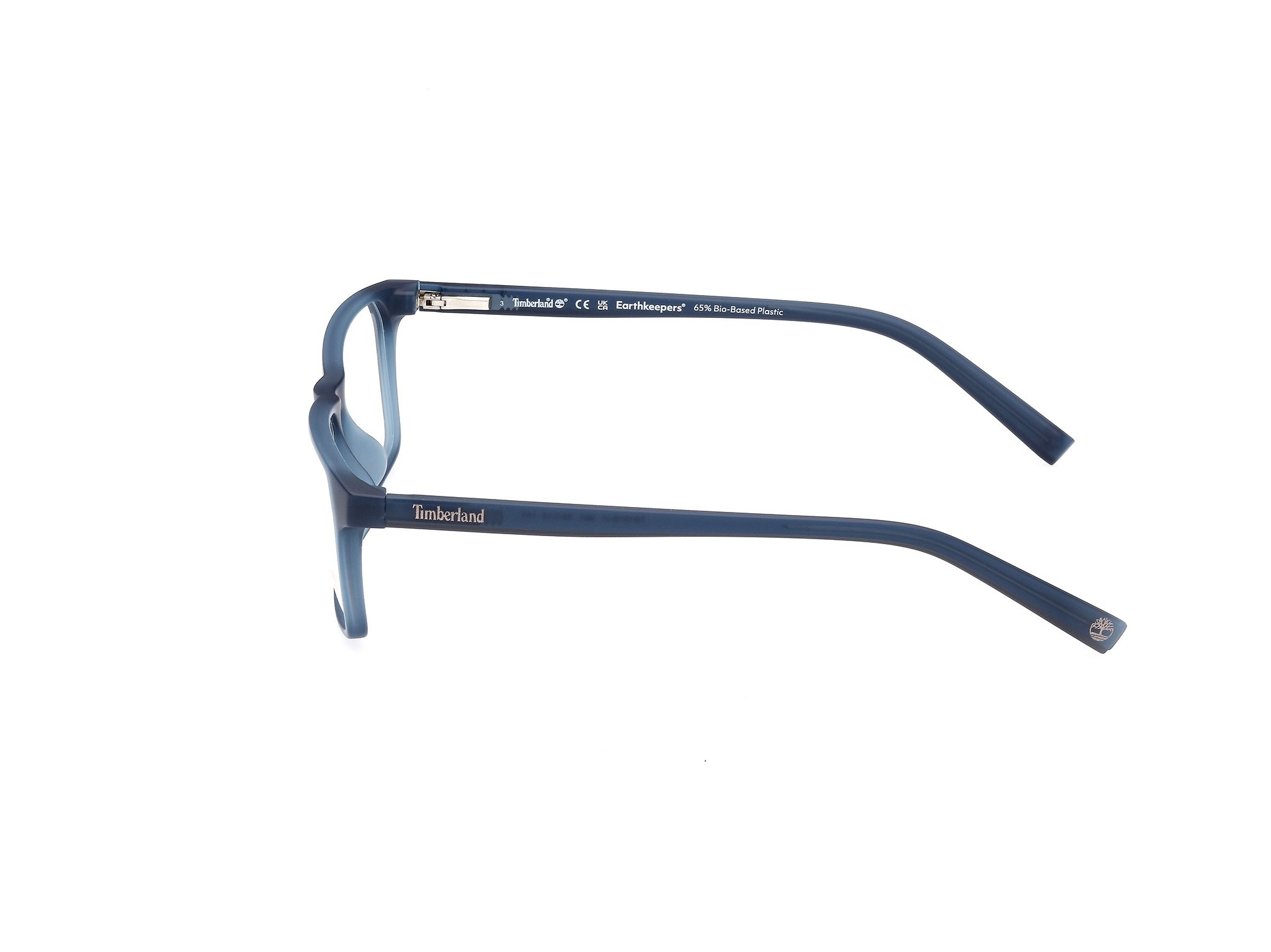 Das Bild zeigt die Korrektionsbrille TB1816-H 091 von der Marke Timberland in matt blau.