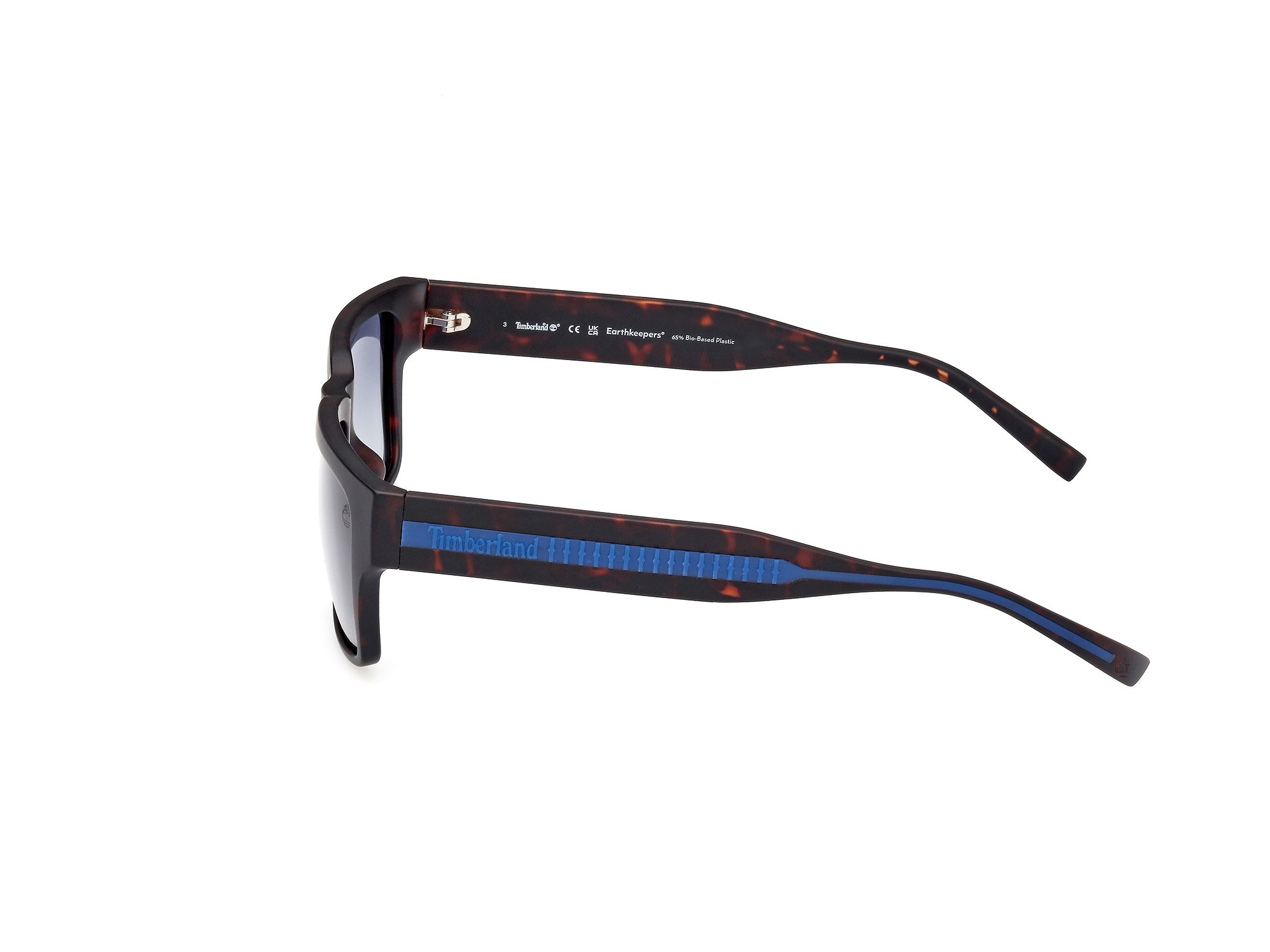 Das Bild zeigt die Sonnenbrille TB9336-H 52D von der Marke Timberland in schwarz/grau.