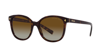 Prada Sonnenbrille für Damen in Braun gemustert PR 22ZS 2AU6E1 53