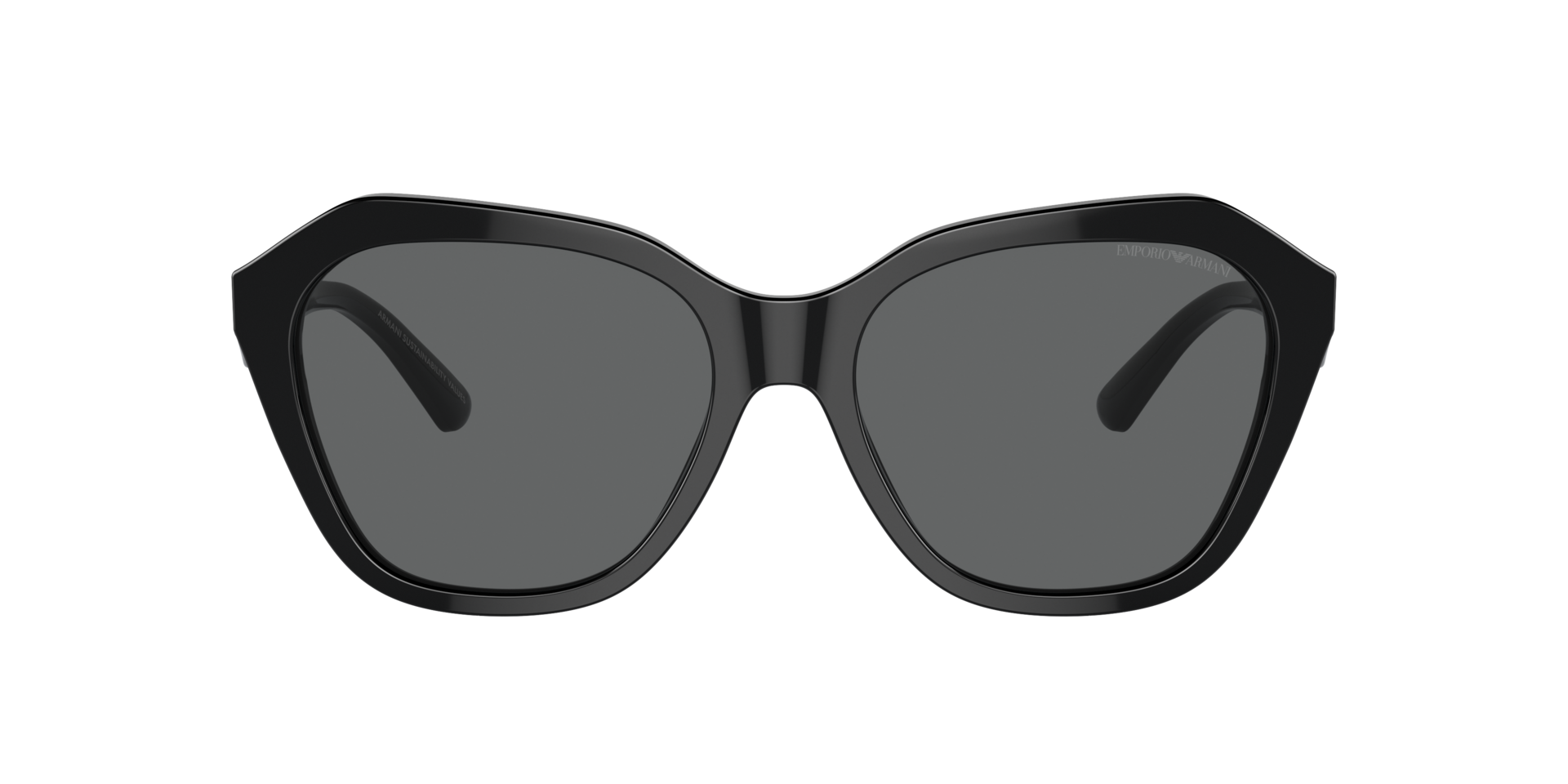Das Bild zeigt die Sonnenbrille EA4221 501787 von der Marke Emporio Armani in schwarz.