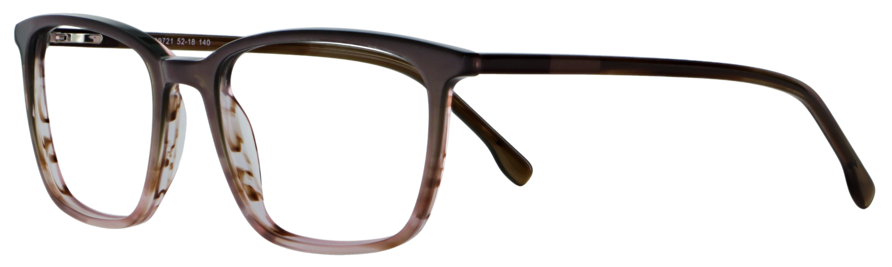 abele optik eckige Brille für Herren in Braun aus Kunststoff 139721
