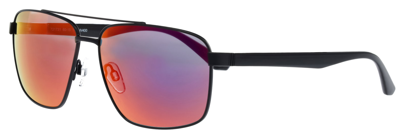 Das Bild zeigt die Sonnenbrille 721731 von der Marke Abele Optik in Schwarz matt.