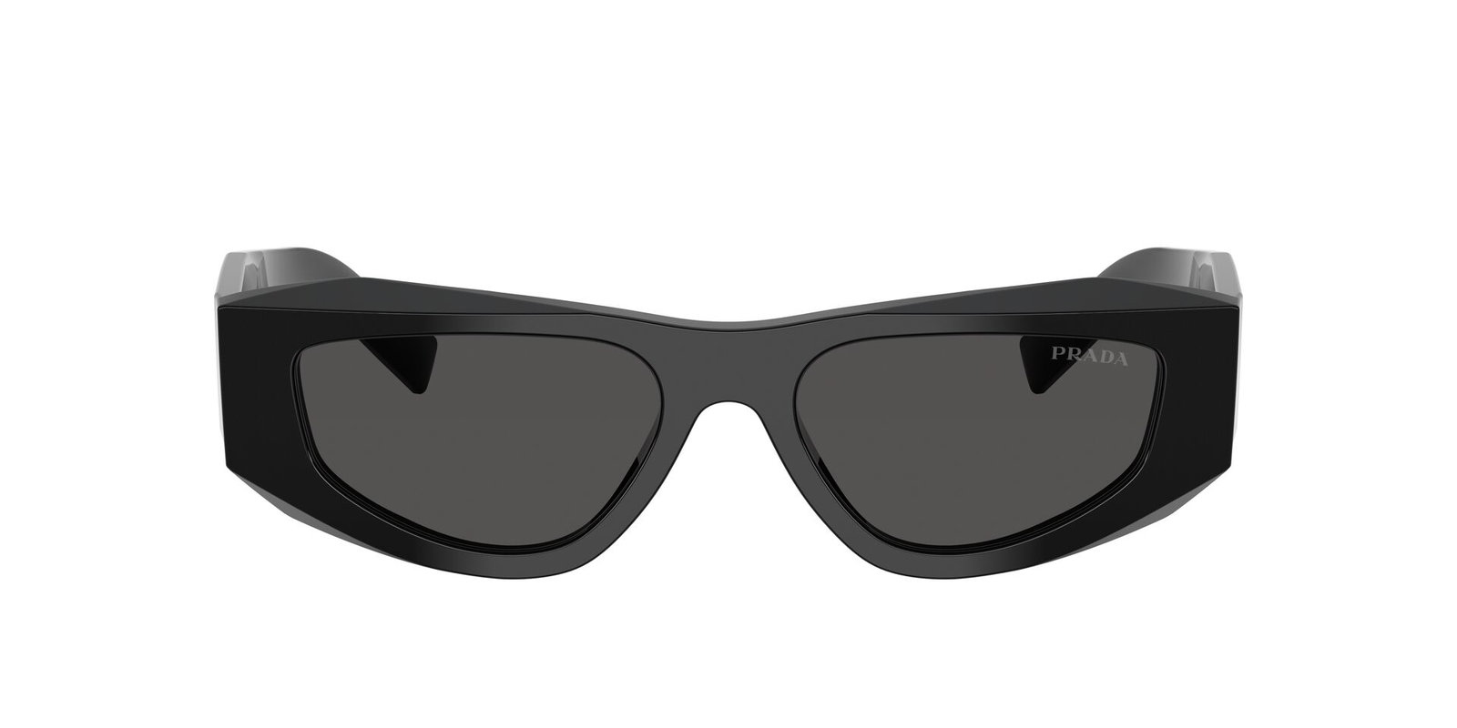Auf diesem Bild sehen Sie die Sonnenbrille 0PR B19S von Prada in der Farbe Schwarz.