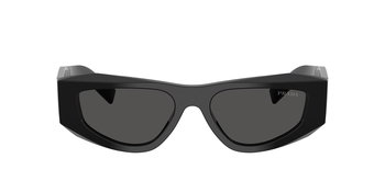 Auf diesem Bild sehen Sie die Sonnenbrille 0PR B19S von Prada in der Farbe Schwarz.