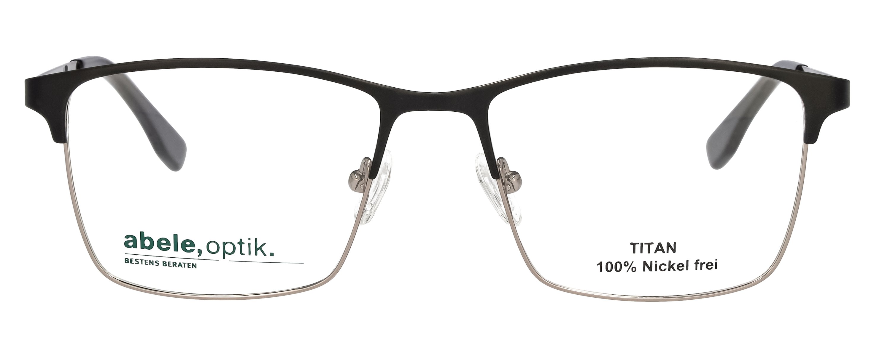 abele optik Brille für Herren in schwarz matt / gun 148361