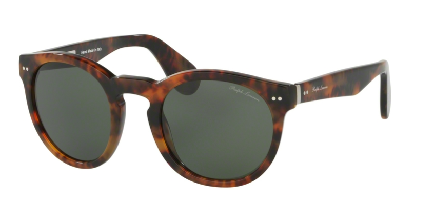 Das Bild zeigt die Sonnenbrille RL8146P 501752 von der Marke Ralph Lauren in havanna dunkel.