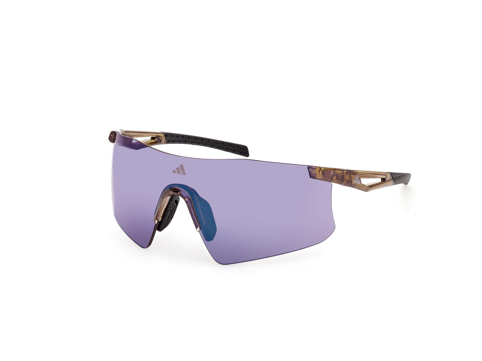 Adidas Sport Sonnenbrille KAPHIROS in Hellbraun gemustert SP0122 