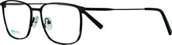 Das Bild zeigt die Korrektionsbrille 143731 von Abele Optik in schwarz matt.