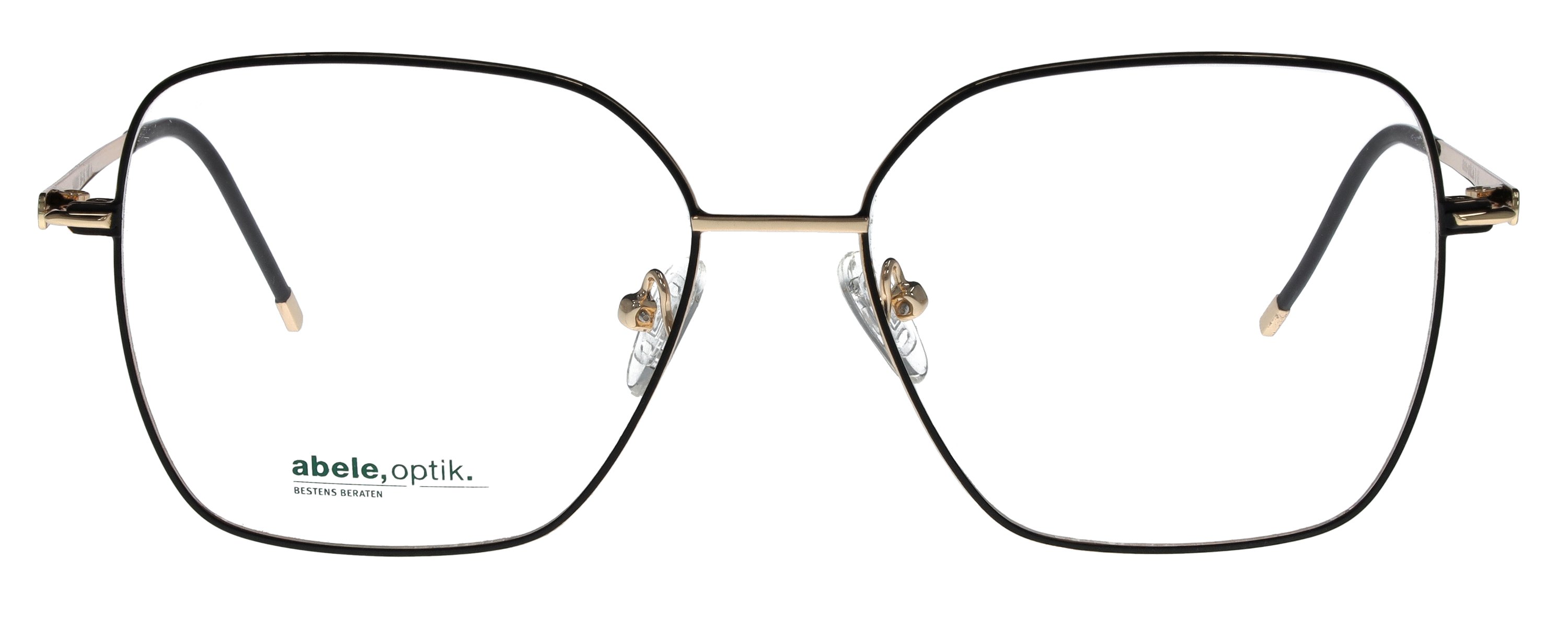 Das Bild zeigt die Korrektionsbrille 148801 von der Marke Abele Optik in schwarz.