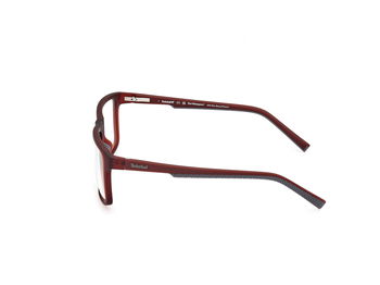 Das Bild zeigt die Korrektionsbrille TB50029-H 67 56 von der Marke Timberland in Matt Dunkel Rot