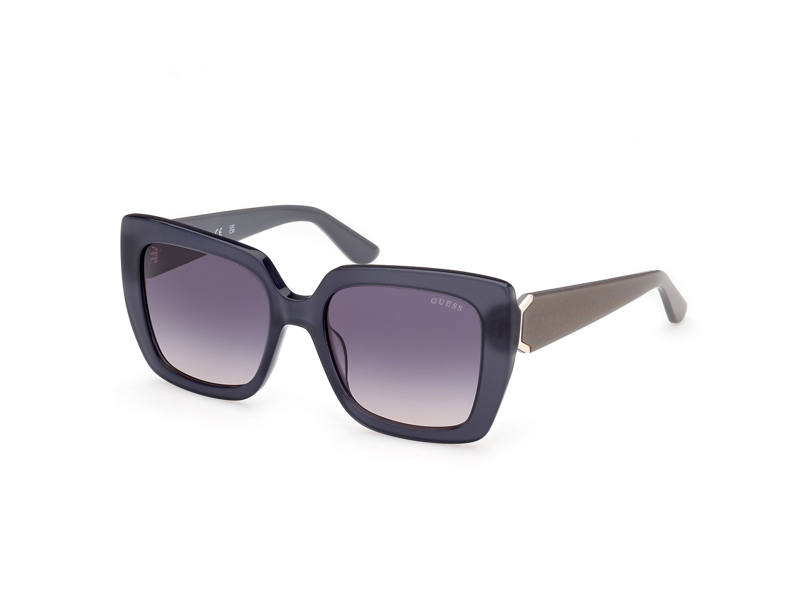 Guess Sonnenbrille Damen in glänzend grau GU7889 20B